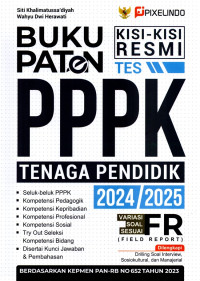 Buku paten kisi-kisi resmi TES PPPK tenaga pendidik 2024/2025