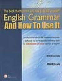 English grammar and how to use it
