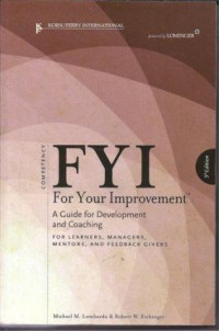 FYI : for  your improvement a guide for development and coaching