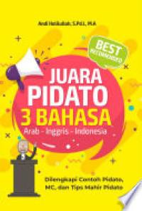 Juara pidato 3 bahasa : Arab - Inggris- Indonesia