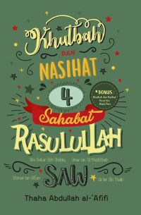 Khutbah dan nasihat 4 sahabat Rasulullah