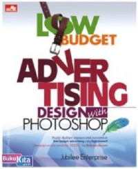 Low budget advertising design with photoshop